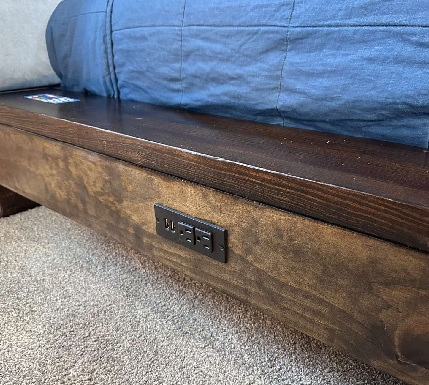 Custom Made Bed - Handcrafted to Your Style | Personalized Design and Wood Options