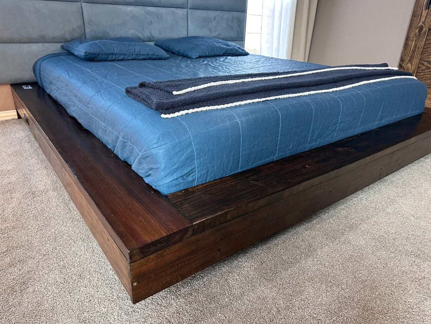 Custom Made Bed - Handcrafted to Your Style | Personalized Design and Wood Options