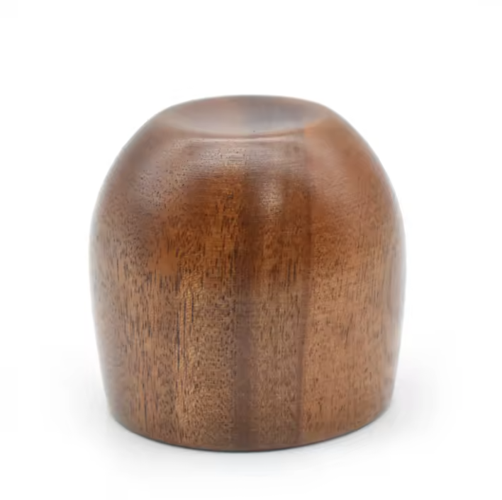 Small Eco-Friendly Round Wooden Cup Set - 4 Mugs